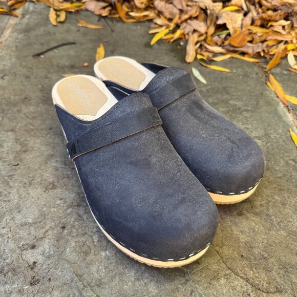 Sangren Size 40 (10 US) Navy Studded Clog Mule - Picture 2 of 7